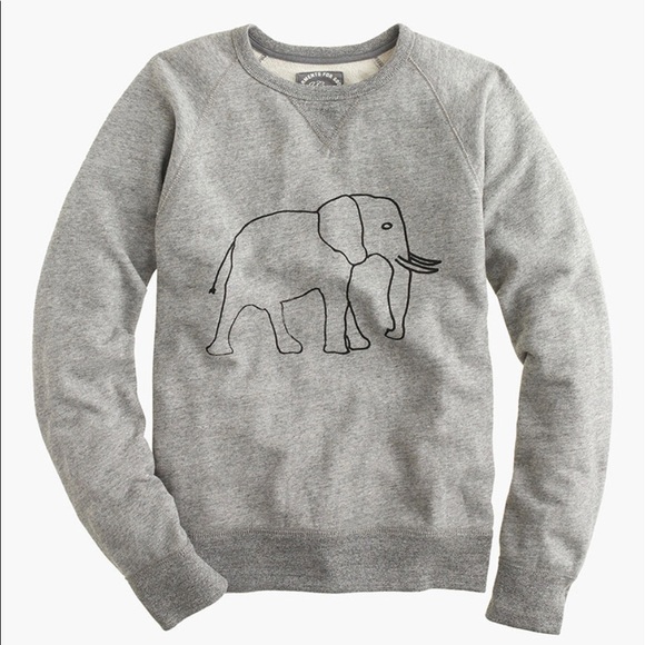 J. Crew Other - J. Crew Garments for Good Elephant Sweatshirt